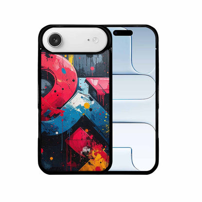 iPhone 17 Air Case — Seamless Repeating Pattern Of Overlapping Camo, Custom Art Phone Cover
