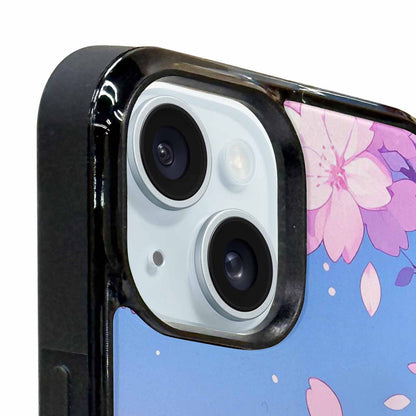 iPhone 15 Plus Case — Anime Cherry Blossom Custom, Custom Printed Phone Case