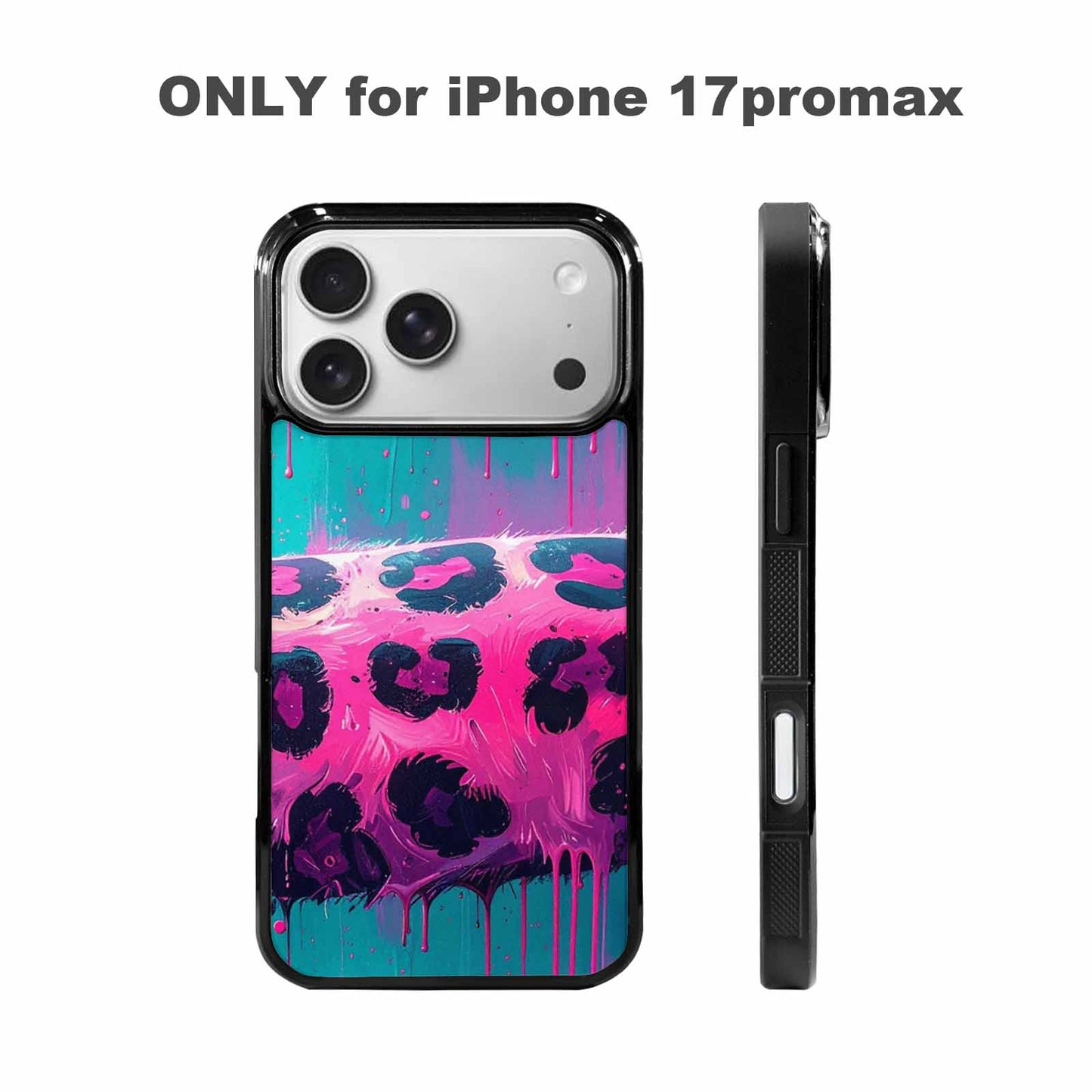 iPhone 17 Pro Max Case — Seamless Tileable Pattern Of Animal Print, Custom Print Case Cover