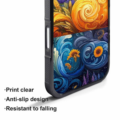 iPhone 17 Air Case — Small Van Gogh Style Swirl Galaxy, Custom Made Phone Cover