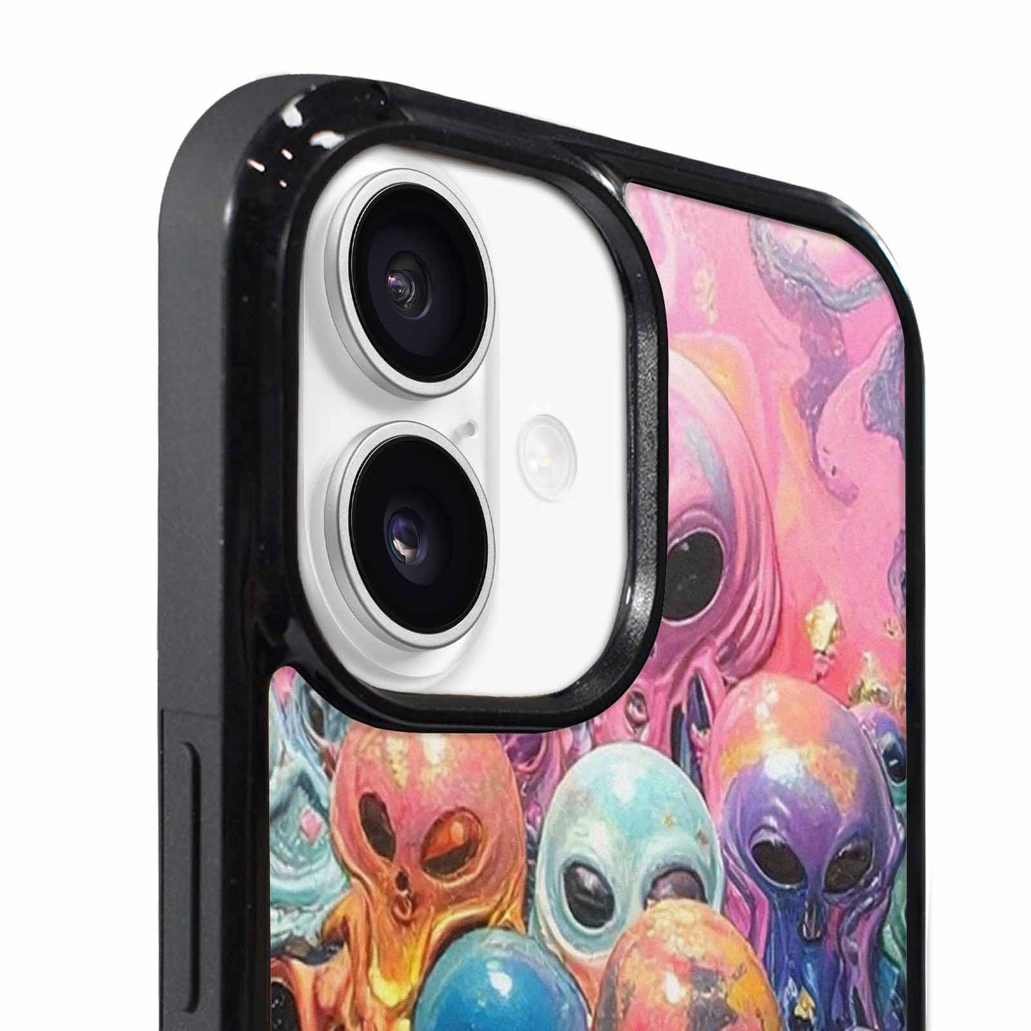 iPhone 17 Case — Aliens Marblemelting Aliens Pa Alien Scifi, Custom Designed Case Cover