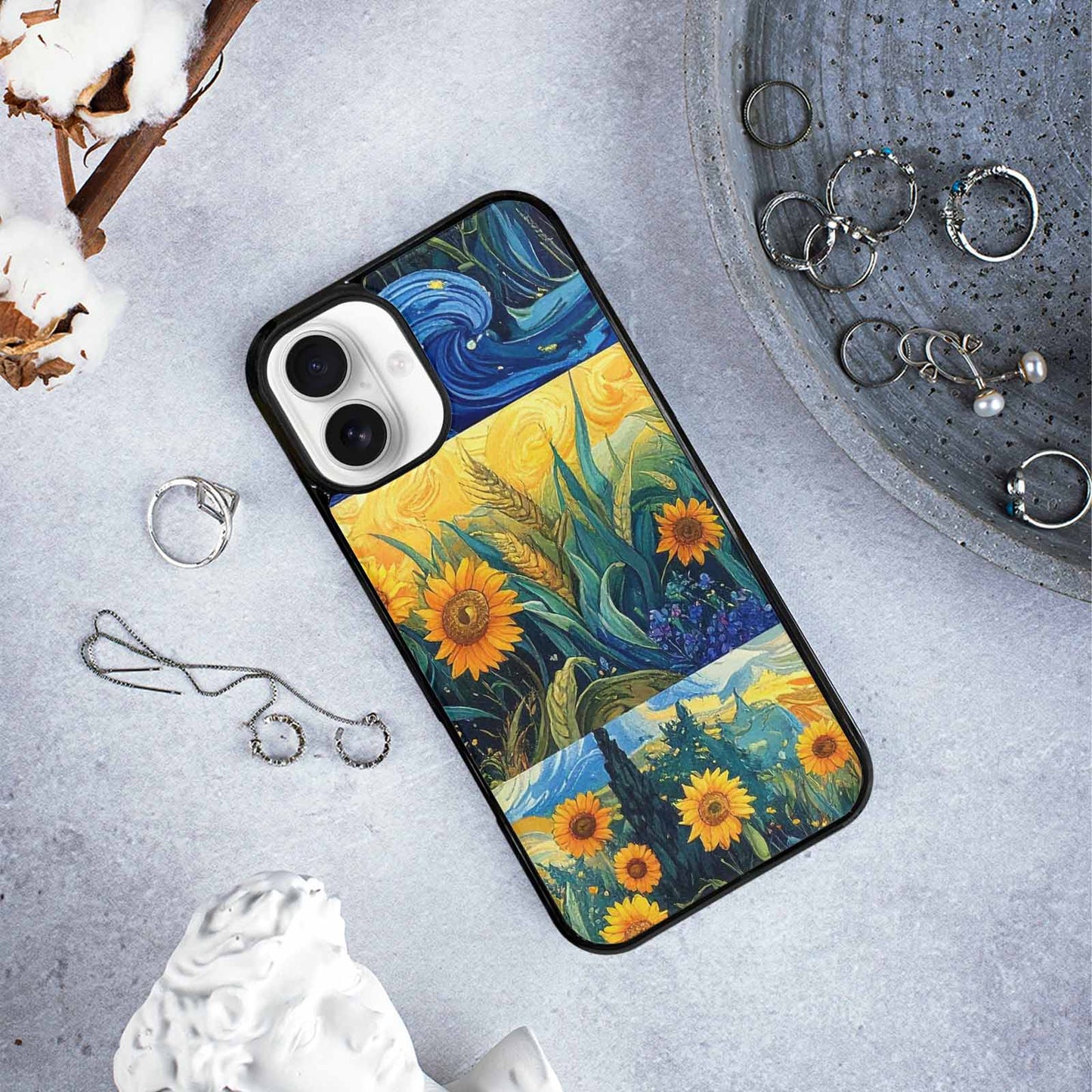 iPhone 16 Plus Case — Blend All Versions Together Melting Together, Personalized Phone Case