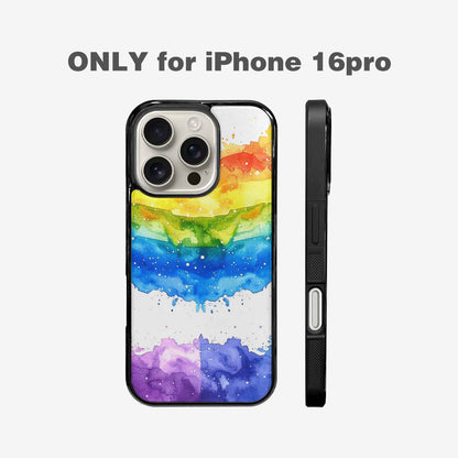 iPhone 16 Pro Case — Watercolor Splash Abstract Pattern Seamless Repeat, Custom Designed Case Cover