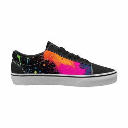 MEN'S Paint Splatter Canvas Lace-Up Aesthetic Shoes