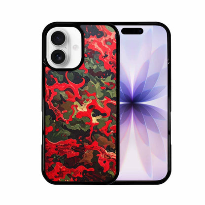 iPhone 17 Case — Small Military Camouflage Blotch Camo, Custom Printed Phone Case