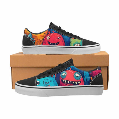 WOMEN'S Monsters (general) Lace-Up Canvas Dreamlike Custom Shoes