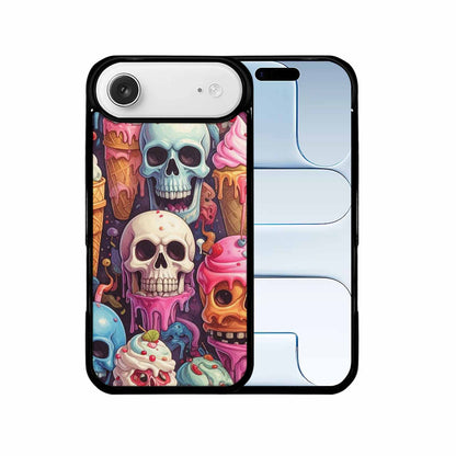 iPhone 17 Air Case — Ice Cream Monsters Skullsmelti Gothic Skulls, Custom Printed Phone Case