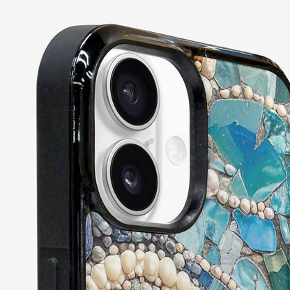iPhone 16 Case — Seashell Collage Seashell Collage Pattern Hundreds, Custom Phone Case