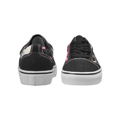 WOMEN'S Skull Roses Lace-Up Canvas Aesthetic Custom Shoes