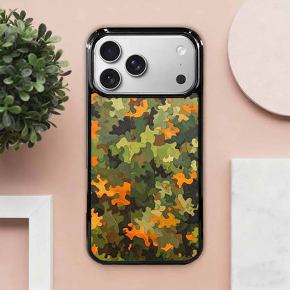 iPhone 17 Pro Max Case — Small Military Camouflage Blotch Camo, Custom Phone Case