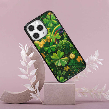 iPhone 15 Pro Max Case — St Patrick\'s Clover St Patrick\'s Clover, Customized Protective Case