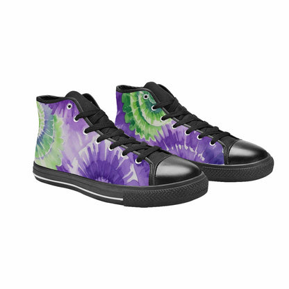 MEN'S Tie Dye - High Top Canvas Dreamcore Custom Sneakers