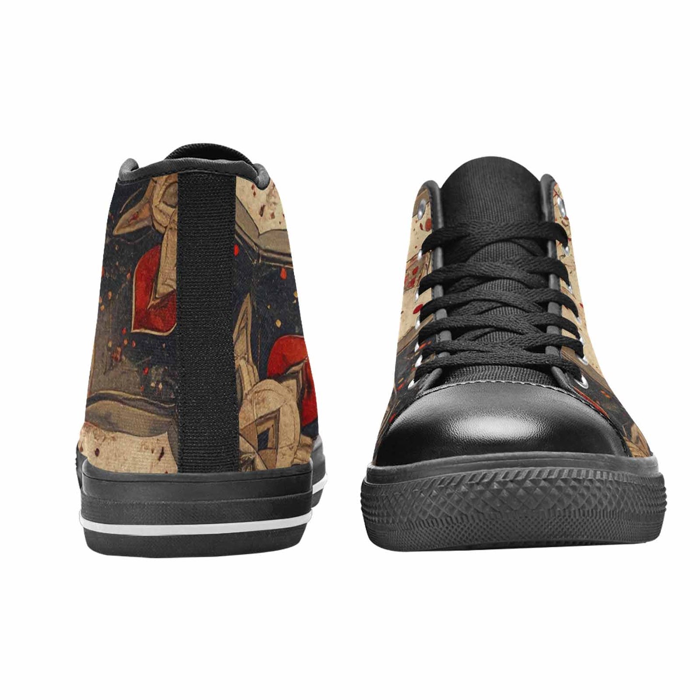 MEN'S Mandala High Top Canvas Vivid Sneakers