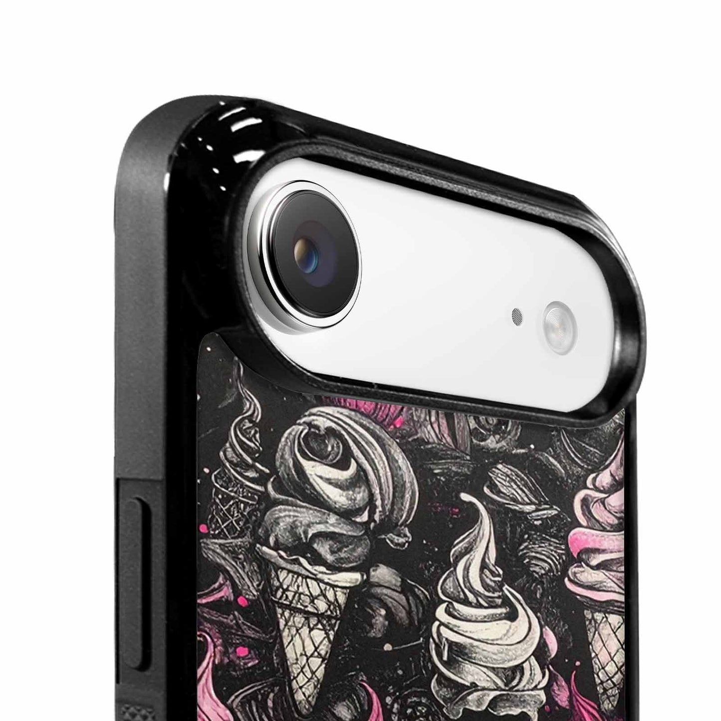 iPhone 17 Air Case — Black Pink Ink Ice Cream Original, Custom Printed Phone Case