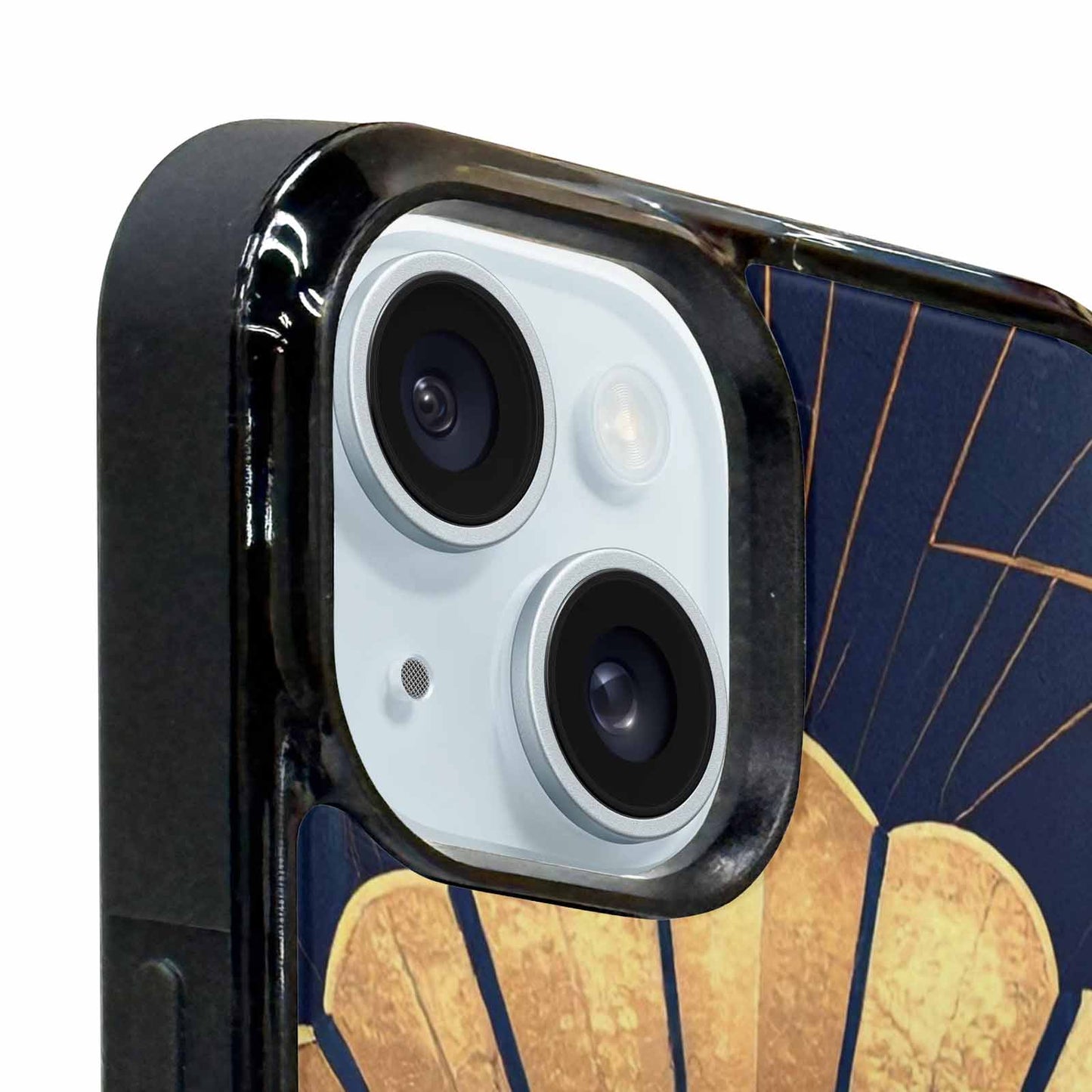 iPhone 15 Plus Case — Art Deco Illustration Pattern, Custom Art Phone Cover