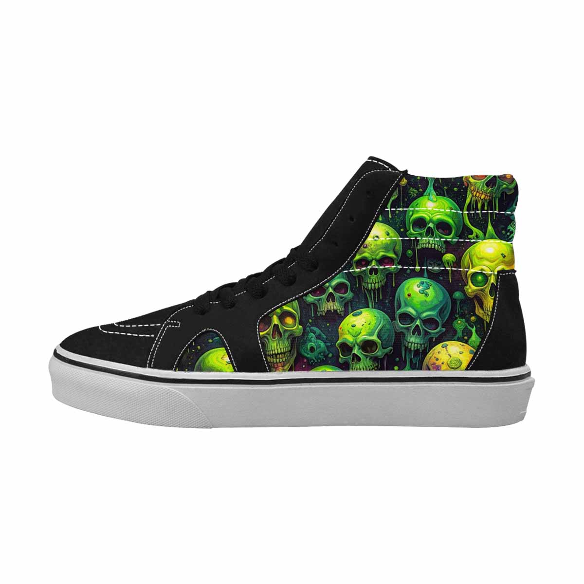 MEN'S More Overlapping Ontop Each High Top Canvas Y2K Custom Shoes