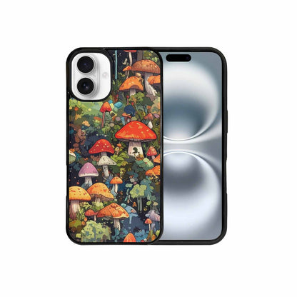 iPhone 16 Plus Case — Mushrooms Camomushrooms Patter Big, Personalized Phone Case