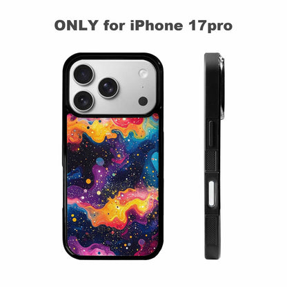 iPhone 17 Pro Case — Galaxy Art Colorful Cosmic Dust Galaxy, Custom Designed Case Cover