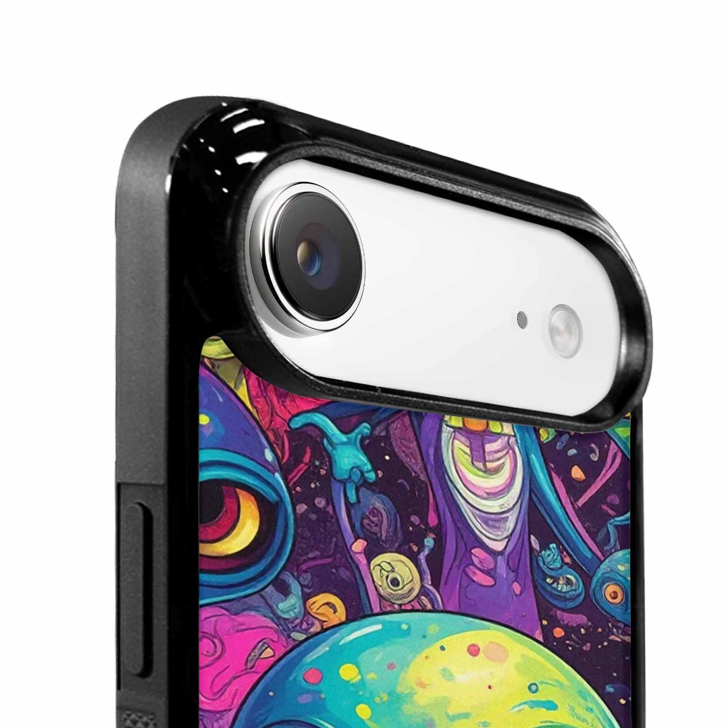 iPhone 17 Air Case — Cartoon Alien Characters Alien Scifi, Unique Phone Case Design