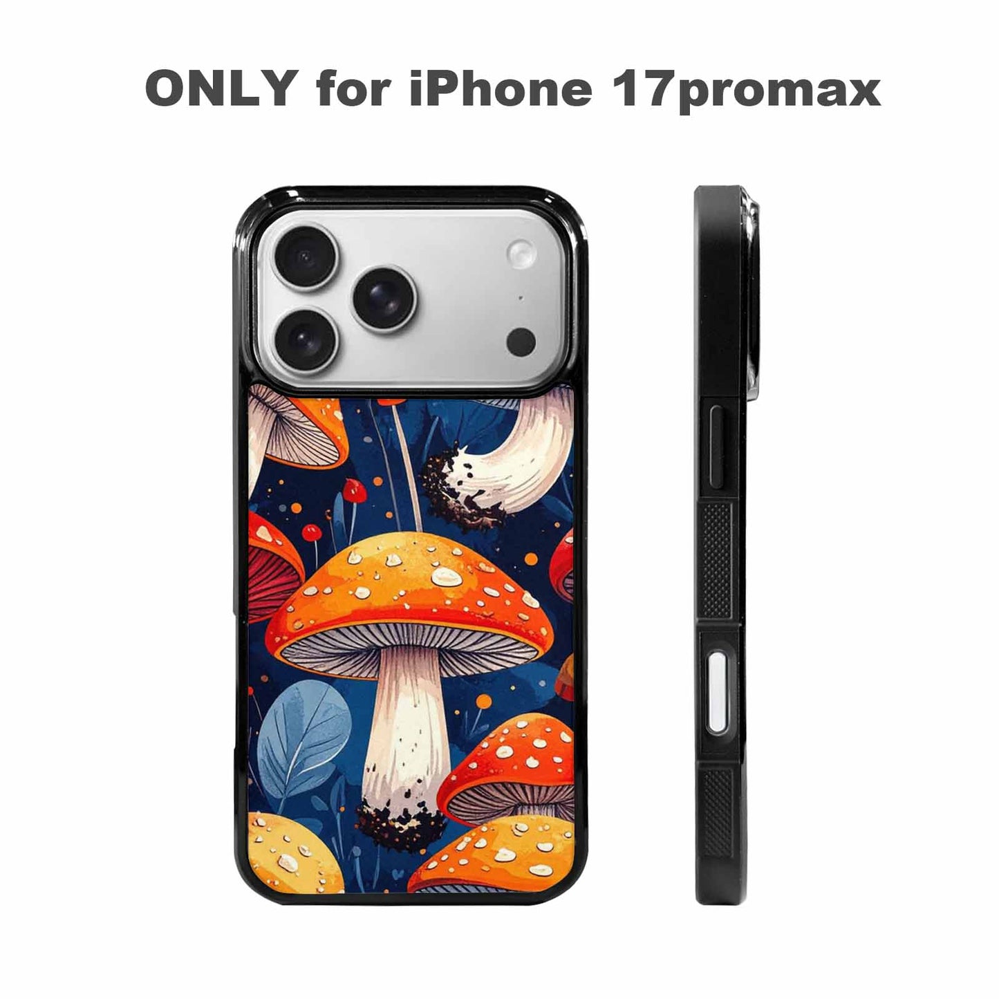 iPhone 17 Pro Max Case — Vivid Winter Mushroom Cartoon Cute, Customized Protective Case