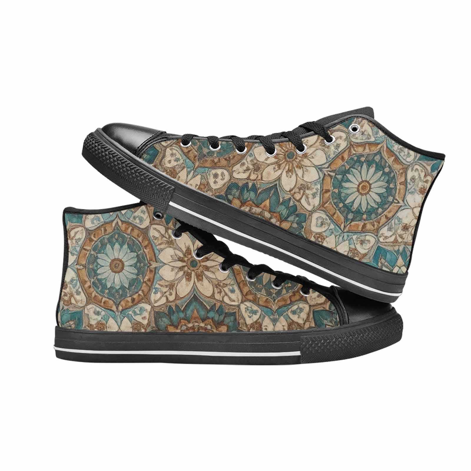 MEN'S Mandala High Top Canvas Dreamcore Sneakers