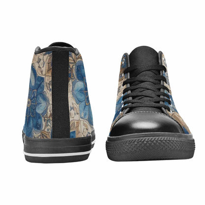 WOMEN'S Mandala High Top Canvas Surreal Custom Shoes