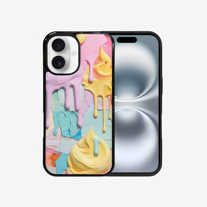 iPhone 16 Case — Soft Serve Swirl Monster Characters, Personalized Phone Case