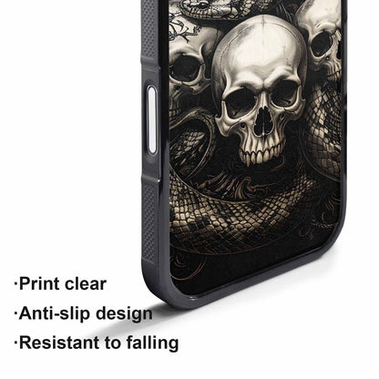 iPhone 17 Air Case — Skull Dark Art Gothic Print Gothic, Custom Art Phone Cover
