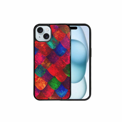 iPhone 15 Plus Case — Snake Print Dark Seamless Pattern Vibrant, Custom Print Case Cover