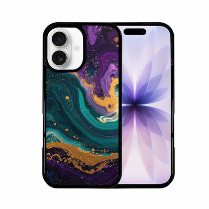 iPhone 17 Case — Marble Galaxy Swirl Galaxy Space, Personalized Phone Case