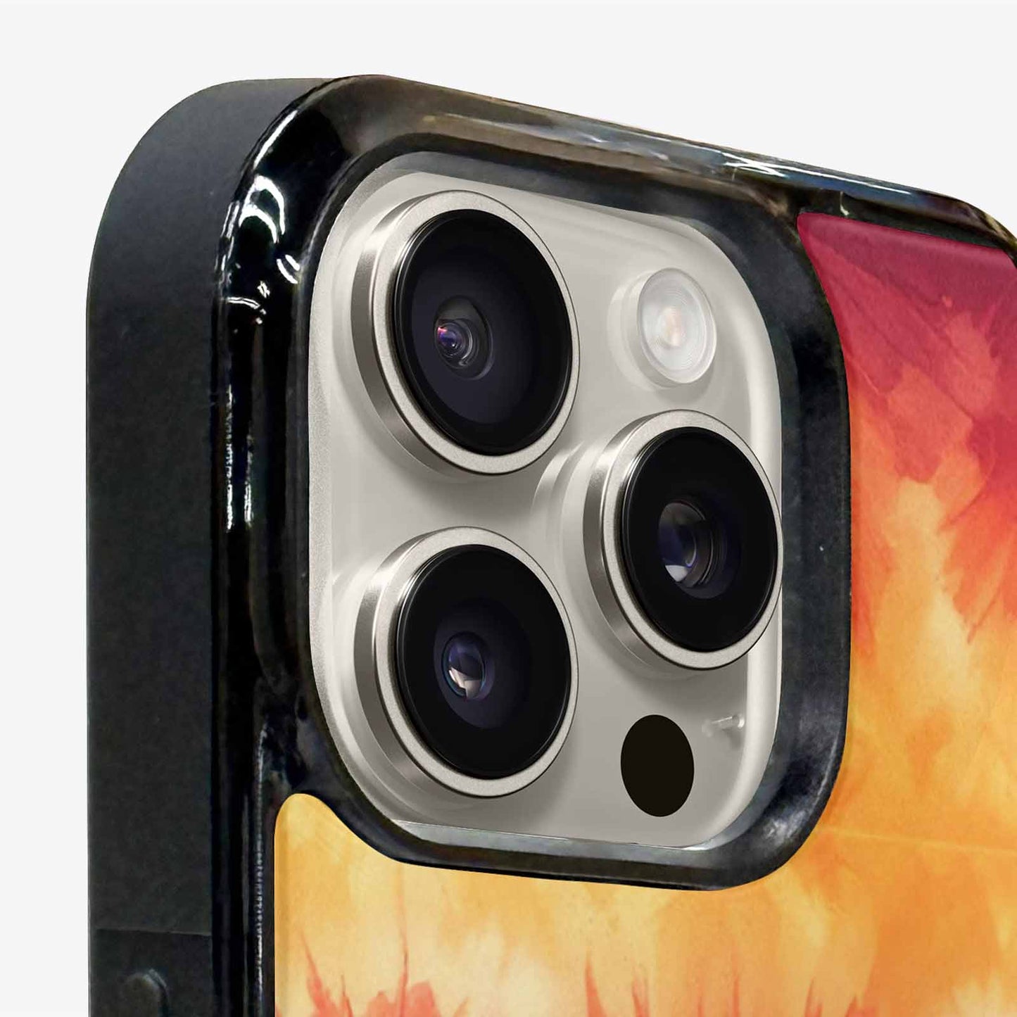 iPhone 16 Pro Max Case — Ombre Tie Dye Sunset, Custom Art Phone Cover