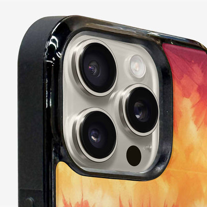 iPhone 16 Pro Max Case — Ombre Tie Dye Sunset, Custom Art Phone Cover