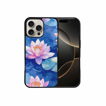 iPhone 16 Pro Max Case — Monet Water Lilies Painting Pattern, Custom Phone Case