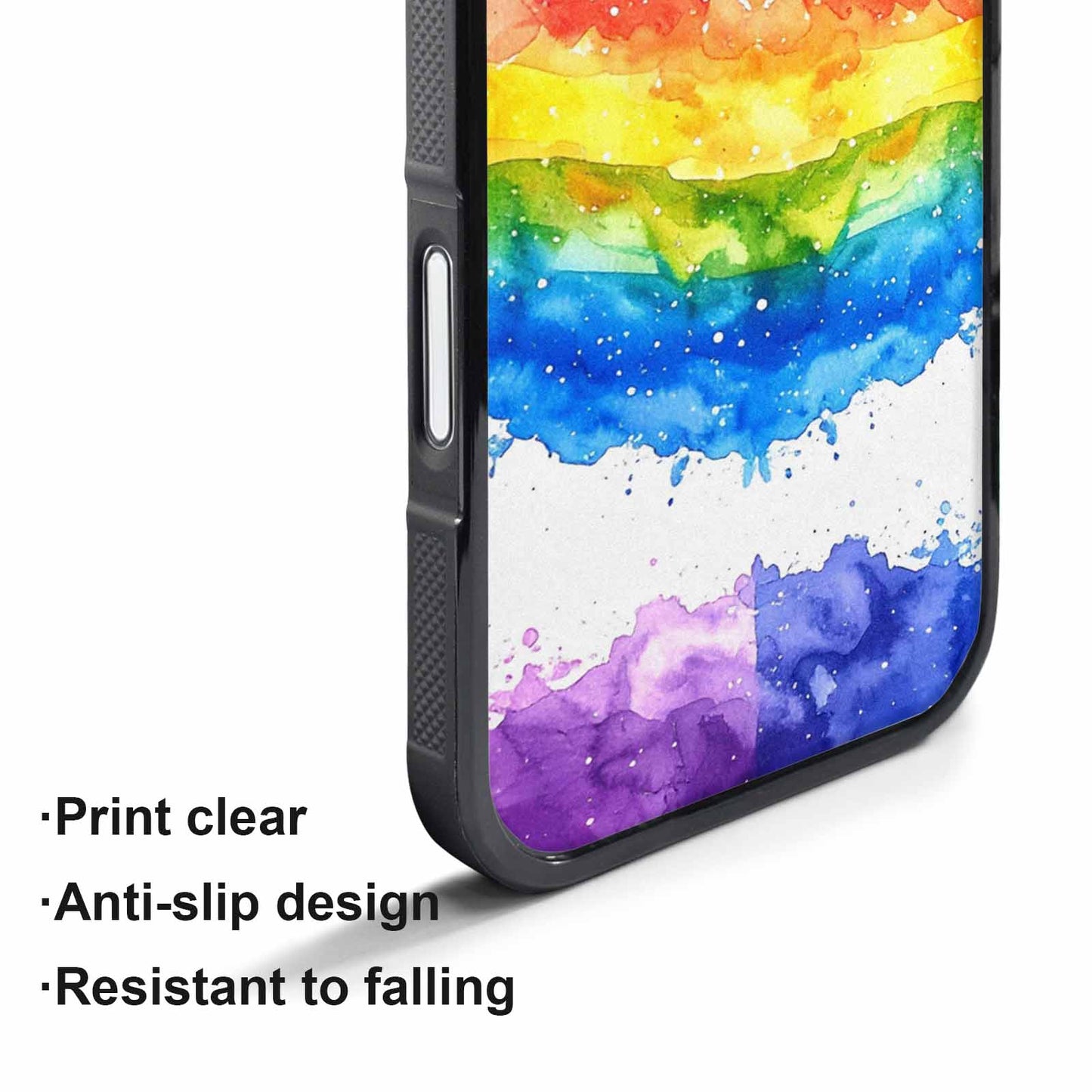 iPhone 17 Air Case — Watercolor Splash Abstract Pattern Seamless Watercolor, Custom Made Phone Cover