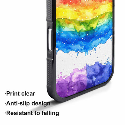 iPhone 17 Air Case — Watercolor Splash Abstract Pattern Seamless Watercolor, Custom Made Phone Cover