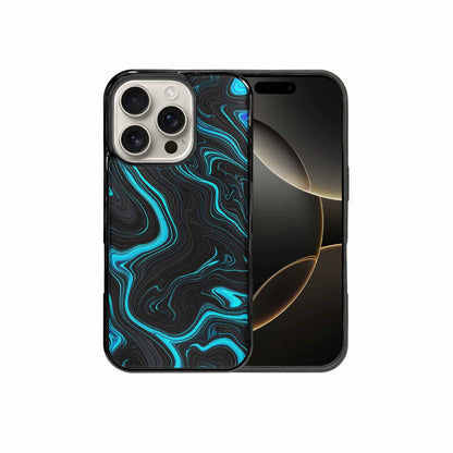 iPhone 16 Pro Case — Freaky Marble Glow, Custom Print Case Cover