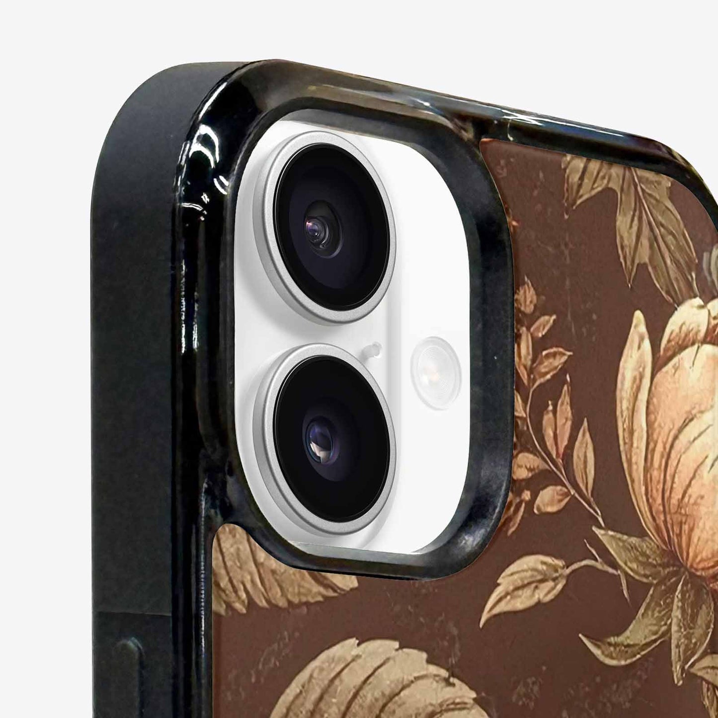 iPhone 16 Plus Case — Vintage Botanical Art Pattern, Custom Print Case Cover