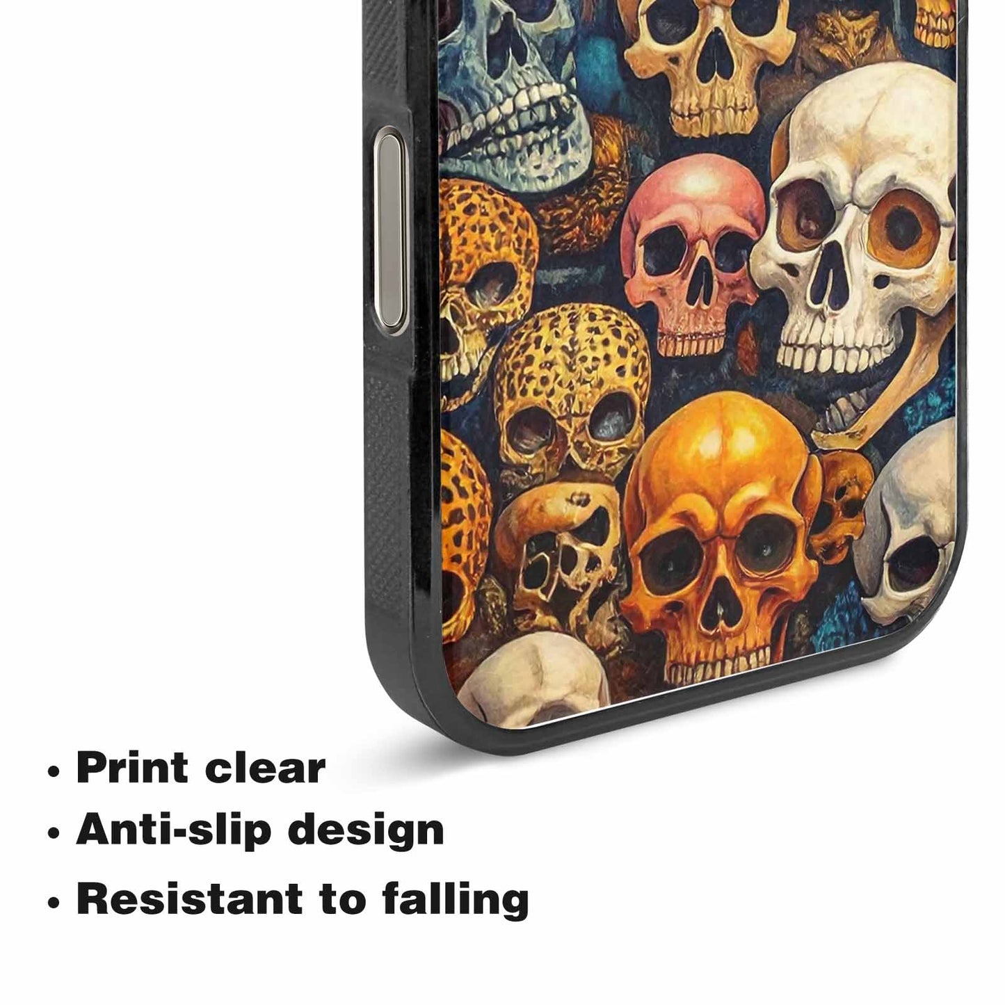 iPhone 15 Pro Max Case — Skulls Animal Printskulls Patt 0h1, Customized Protective Case