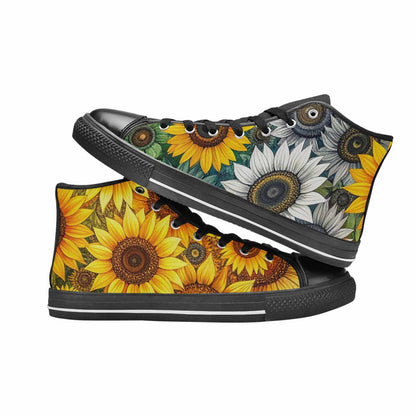 MEN'S Blend Melt Them High Top Canvas Aesthetic Sneakers