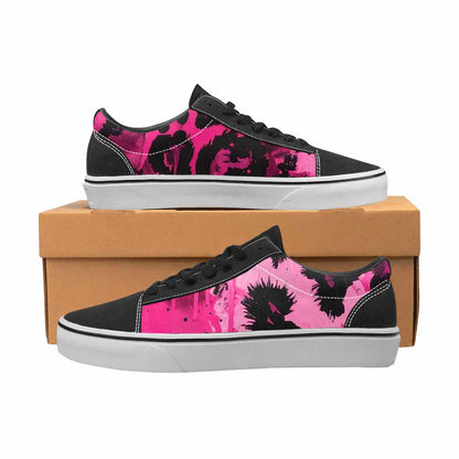 WOMEN'S Animal Print Lace-Up Canvas Cottagecore Custom Sneakers