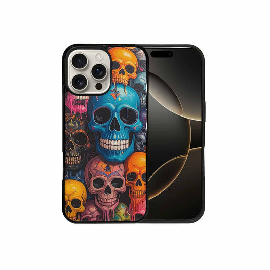 iPhone 16 Pro Max Case — Skulls General Skulls Pattern, Custom Art Phone Cover
