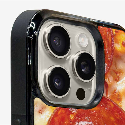 iPhone 16 Pro Max Case — Pepperoni Pizza Print, Custom Made Phone Cover