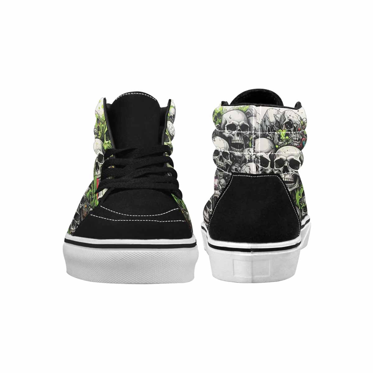 MEN'S Rainbow From Skull S High Top Canvas Cottagecore Custom Sneakers