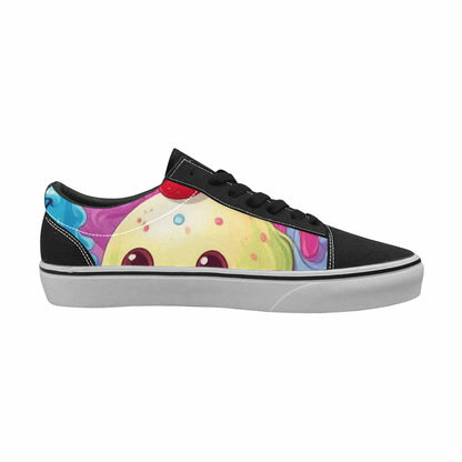 MEN'S Melting Icecream Monster Cherry Canvas Lace-Up Y2K Sneakers
