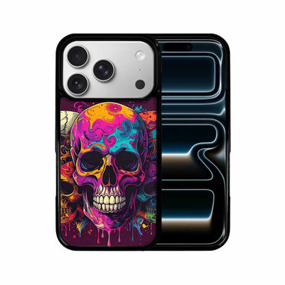 iPhone 17 Pro Case — Skull Collage Overlapping Art Skulls Gothic, Custom Print Case Cover