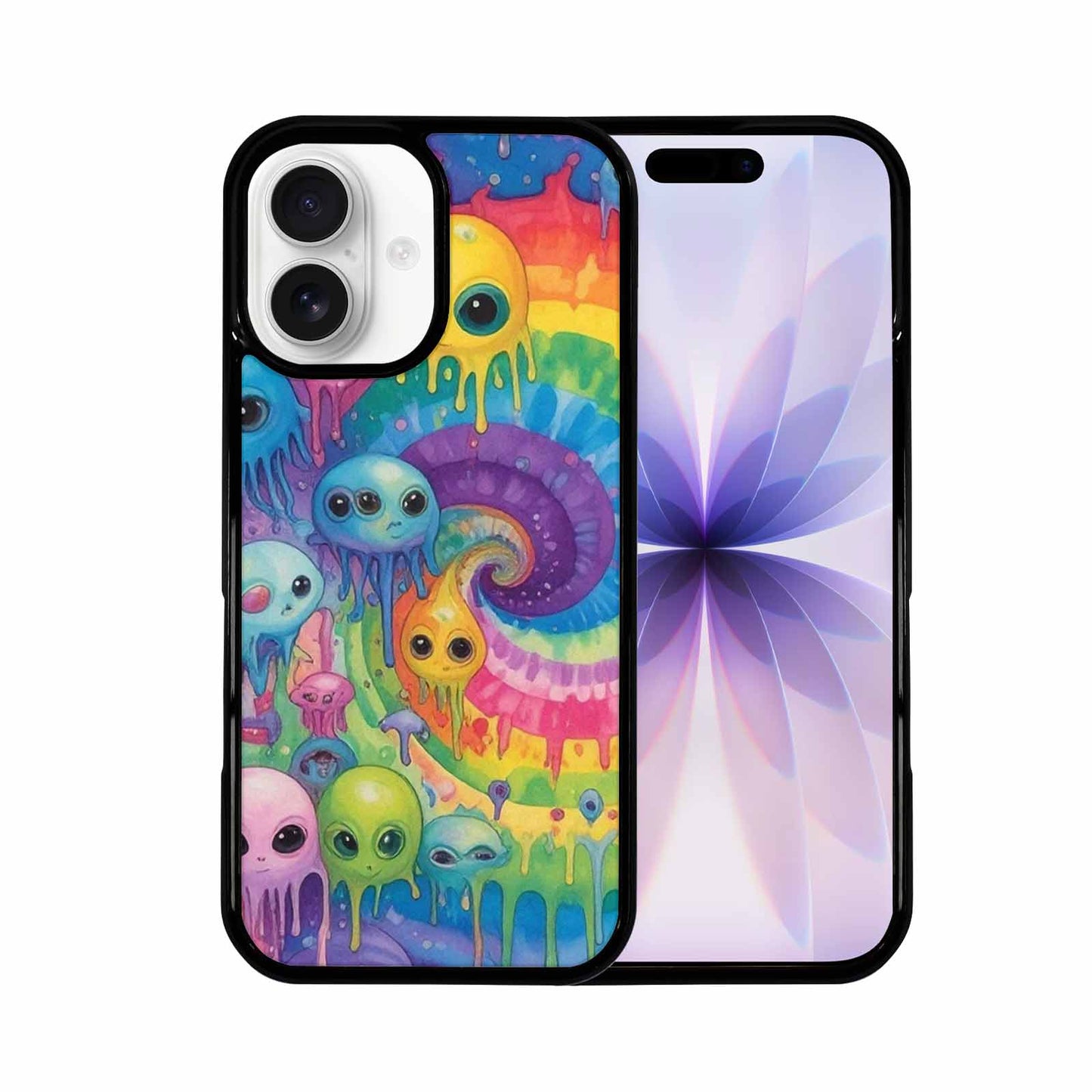 iPhone 17 Case — Aliens Tie Dyemelting Aliens Tie Dye, Personalized Phone Case