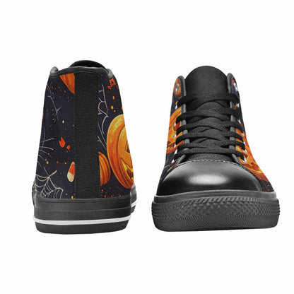 MEN'S Halloween High Top Canvas Dark Academia Sneakers