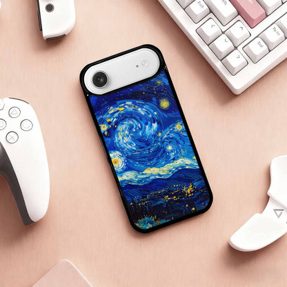 iPhone 17 Air Case — Starry Night Van Gogh Paint Galaxy, Customized Protective Case