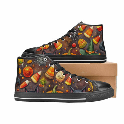 WOMEN'S Halloween High Top Canvas Dreamcore Custom Sneakers