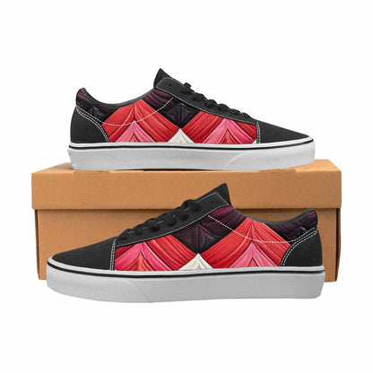 MEN'S Genderfluid Flag Color Canvas Lace-Up Grunge Custom Shoes